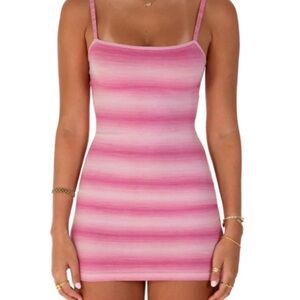 I am Delilah pink mini dress
